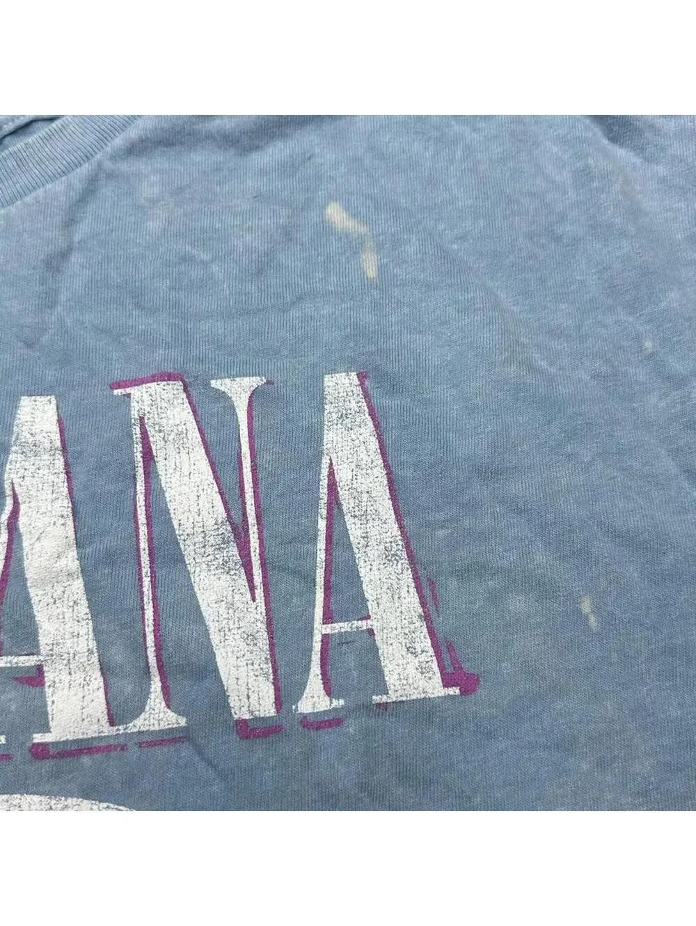 Light Blue Nirvana Smiley Face T-Shirt (Size XL) NWOT